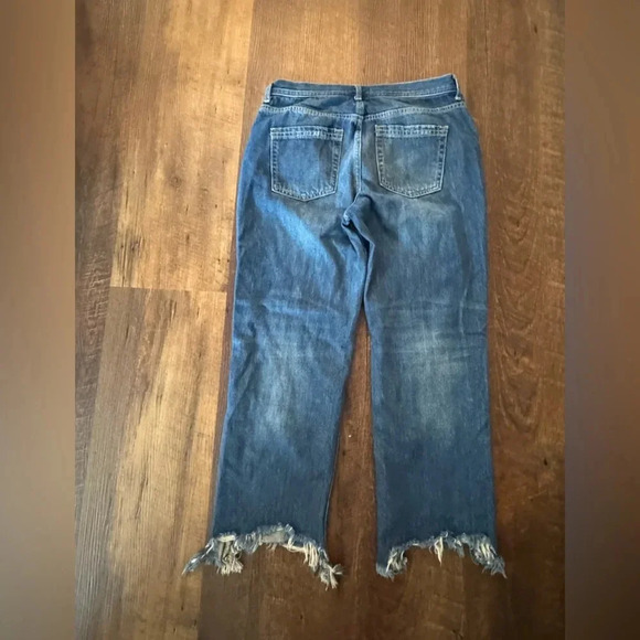 We the FreeStraight Leg Crop Fray 29 - Picture 3 of 5